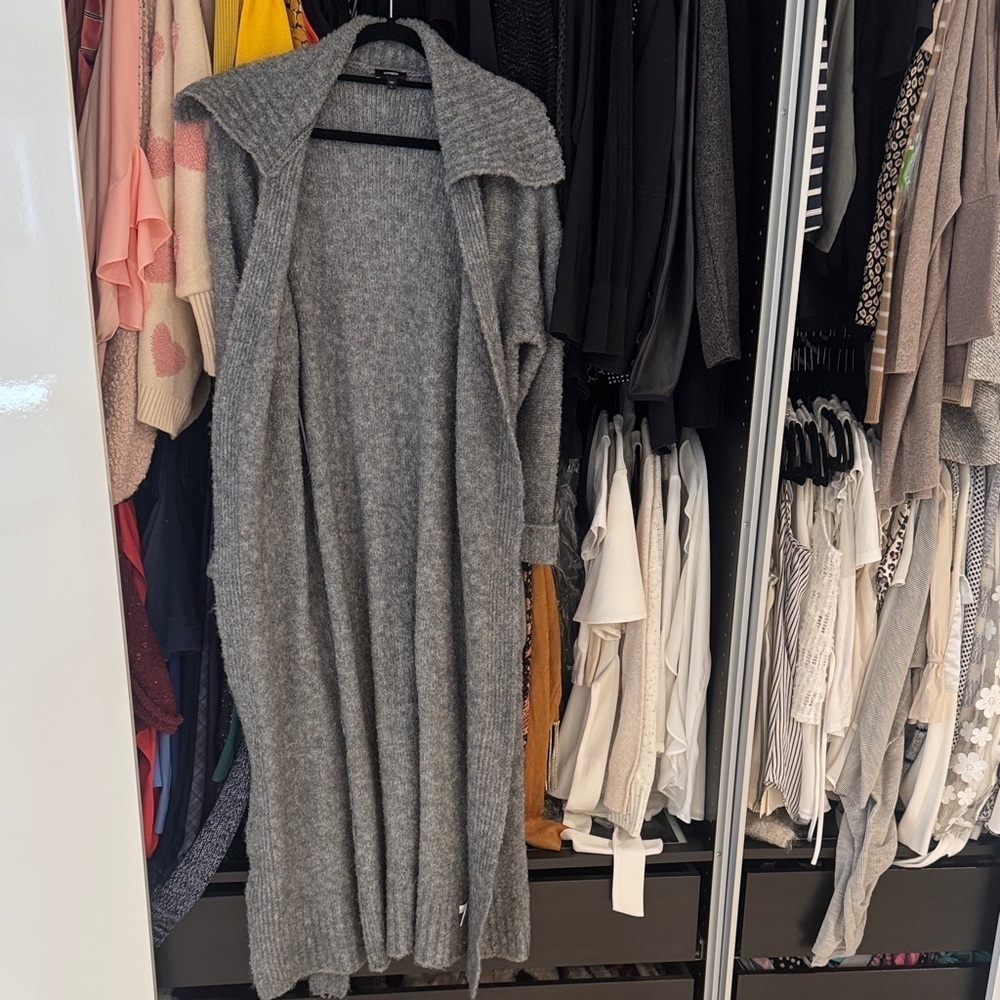 Express Grey long Cardigan - Picture 4 of 10